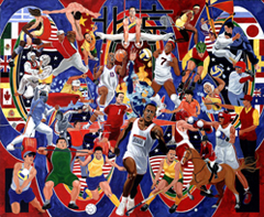 ATLANTA DITC 3rd Olympic Painting:
