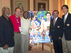 people with painting